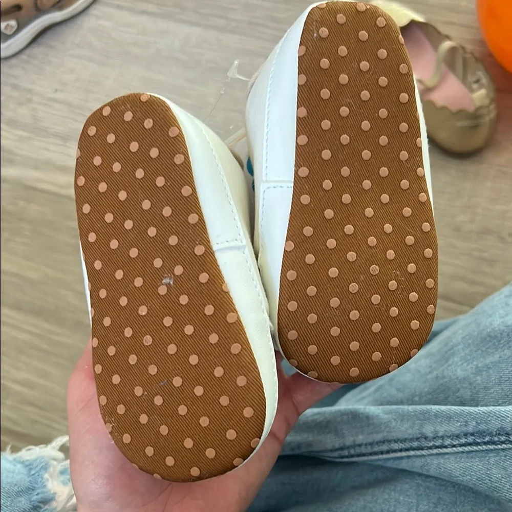 Carter's White Baby Walker Shoes